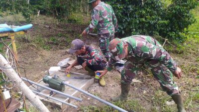 Air Bersih Akhirnya Mengalir! Pipanisasi Bukit Sari Tuntas Lewat TMMD ke-126