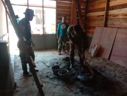 TMMD ke-126 Kodim 0106/Aceh Tengah Capai 75 Persen, Fokus Bangun Rumah Ibu Kasnawati di Desa Roteh