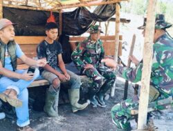 Satgas TMMD Kodim 0106 Aceh Tengah Jalin Keakraban Lewat Komsos dengan Warga Kute Keramil