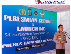 Polri Hadir untuk Generasi Sehat: Polda Sumut Resmikan Dapur SPPG Polres Tapanuli Utara