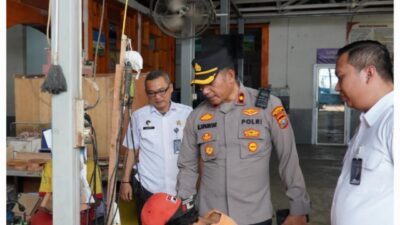 Kapolsek Medan Helvetia Kunjungi Rutan Kelas I Medan, Apresiasi Program Pembinaan Kemandirian Warga Binaan