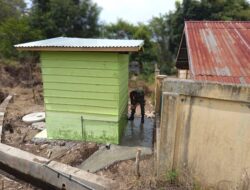 Satgas TMMD ke-126 Tuntaskan Pembangunan MCK ke-3 di Desa Arul Gele