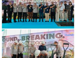 Wujudkan Lingkungan Aman dan Tertata, Kapolda Sumut Resmikan Pembangunan Pagar Depan Mapolda