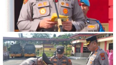 Kapolresta Deli Serdang Pimpin Sertijab Kabag Ops dan Kasat Lantas