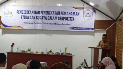 Pemkab Bener Meriah Gelar Pendidikan Etika dan Budaya Politik Bertema “Pentingnya Partisipasi Politik dalam Menjaga Demokrasi”