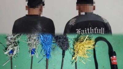 Polisi Cegah Tawuran di Papusungan, Dua Remaja dan Panah Wayer Jadi Barang Bukti