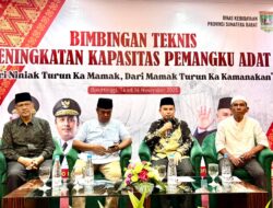 Syofian Hendri,S.Pd.I ,M.M Anggota DPRD Provinsi Sumbar Lakukan Bimbingan Teknis Peningkatan Kapasitas Pemangku Adat