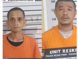 Unit Reskrim Polsek Medan Timur Berhasil Meringkus Dua Pencuri Kabel Tembaga Milik Pemko Medan