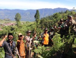 Satgas TMMD Ke-126 Reguler Kodim 0106 Aceh Tengah Selamatkan Lingkungan