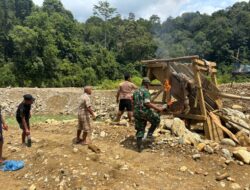 Personil Kodim 0212/Ts Kembali lakukan sosialisasi dan penertiban aktivitas Peti di Madina