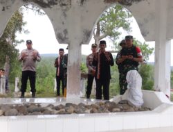 Dansatgas TMMD ke-126 Pimpin Apel dan Ziarah ke Makam Datu Merah Mege