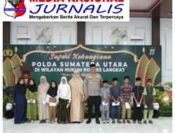 Safari Kebangsaan, Polda sumut di Wilayah Hukum Polres Langkat Ajak Masyarakat Perkuat Sinergi Jaga Kamtibmas