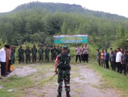 Dansatgas TMMD ke-126 Pimpin Apel Pembersihan Makam Datu Merah Mege di Aceh Tengah