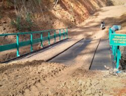 TMMD Reguler ke-126 Kodim 0106/Aceh Tengah Tuntaskan Pembangunan Jembatan di Desa Kute Keramil