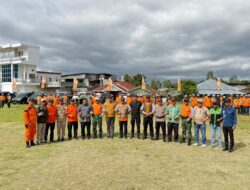 Rutan Bener Meriah Perkuat Kesiapsiagaan Bencana Gunung Api Burni Telong, Kepala Rutan Hadiri Gladi Bersih Simulasi Bencana
