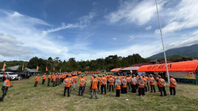 Antisipasi Erupsi, Rutan Bener Meriah Latih Petugas dan Warga Binaan Lewat Simulasi Gunung Burni Telong