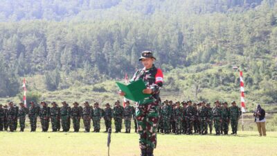“Dengan Semangat TMMD, TNI dan Rakyat Wujudkan Pemerataan Pembangunan serta Ketahanan Pangan di Aceh Tengah”