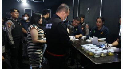 Polda Sumut Gelar Razia Gabungan di THM Helen’s Night Mart, Dua Pengunjung Positif Narkoba