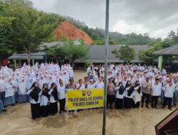 Polres Sibolga Bentuk Generasi Muda Taat Hukum Melalui Police Goes To School di MAN Sibolga