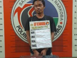 Cepat Tanggap, Satresnarkoba Polres Palas Bekuk Pengedar Sabu di Rumah Kontrakan