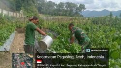 Wujud Kepedulian Babinsa, Laksanakan Komsos dan Gotong Royong Bersama Masyarakat di Desa Kayu Kul