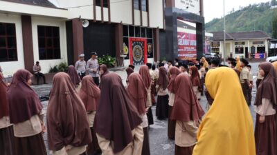 Polres Aceh Tengah Terima Kunjungan SD IT AN-NAHL, Kenalkan Tugas Kepolisian dan Beri Edukasi Anti Bullying