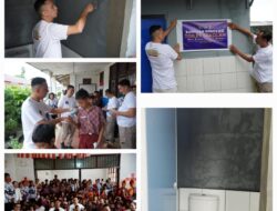 Imipas Peduli, Rutan Kelas I Medan Salurkan Bantuan Renovasi Toilet dan Susu untuk Siswa SD & SMP Taruna Karya