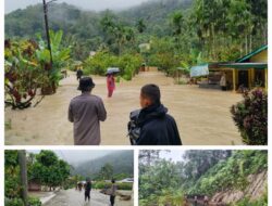 Polsek Pahae Jae Prioritaskan Evakuasi Warga dan Himbauan Keselamatan di Lokasi Banjir dan Longsor Purbatua