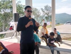 Hadiatullah Montella Anggota DPRD Kabupaten Sijunjung Pilih Wisata Bukit Ponggang Acara Ulang Tahun Partai Nasdem Ke 14