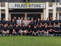Kontingen Voli Kota Bitung Dapat Dukungan Langsung dari Kapolres