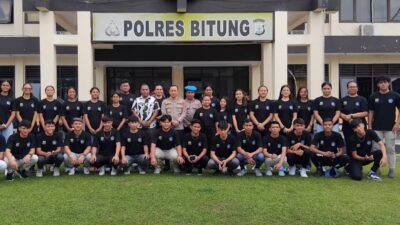 Kontingen Voli Kota Bitung Dapat Dukungan Langsung dari Kapolres