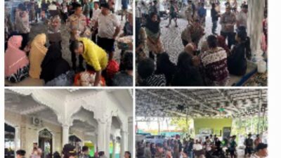 Polwan Polres Langkat Gelar Trauma Healing bagi Korban Banjir di Desa Pantai Gemi