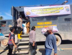 Polres Tapanuli Selatan Salurkan Bantuan Sosial untuk Korban Bencana Alam di Kelurahan Reniate