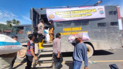 Polres Tapanuli Selatan Salurkan Bantuan Sosial untuk Korban Bencana Alam di Kelurahan Reniate