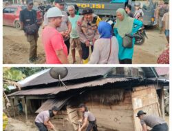 Pemulihan Pascabanjir Tapsel Dipercepat, Personel Brimob Fokus Bersihkan Rumah dan Fasilitas Pendidikan