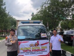 Polda Sumut Salurkan Bantuan Sembako dan Air Bersih dari Alumni Akpol 2003 untuk Warga Terdampak di Langkat
