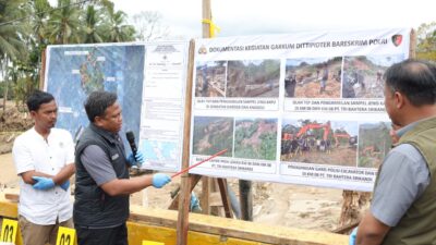 Bareskrim Polri Selidiki Asal Usul Gelondongan Kayu yang Hanyut dan Tutup Aliran Sungai di Anggoli-Garoga Sumut