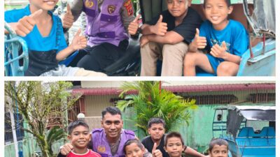 Polres Sibolga Salurkan Bantuan Dan Gelar Trauma  Healing Untuk Korban Banjir Dan Longsor 