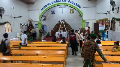Polda Sumut Perketat Pengamanan Gereja, Pastikan Ibadah Natal Berjalan Aman dan Kondusif
