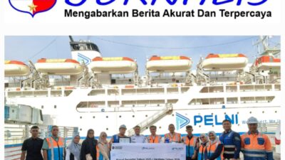 PELINDO Regional 1 Belawan dan SPMT Branch Belawan Lepas Kapal Terakhir 2025 dan Sambut Kapal Perdana Awal Tahun 2026