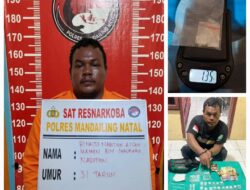 Respon Cepat Aduan Warga, Polres Madina Ungkap Peredaran Sabu di Desa Sikapas Kec. Muara Batang Gadis