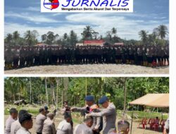 Kenaikan Pangkat di Tengah Misi Kemanusiaan, Brimob Polda Sumut Gelar Upacara Sederhana