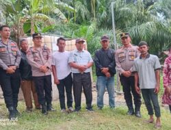 Polres Langkat Salurkan Bantuan Sumur Bor untuk Warga Bukit Jengkol Pangkalan Susu