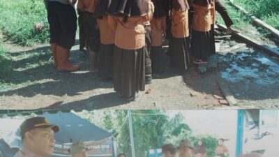 Kunjungan Humanis Polri ke Madrasah Sipirok, Cek Fasilitas Pengungsian dan Beri Motivasi Pelajar