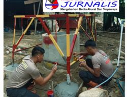 Pulihkan Kehidupan Pascabanjir, Brimob Batalyon C Bersinergi Bangun Air Bersih dan Fasilitas Warga di Batang Toru