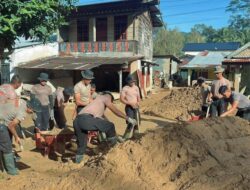 Brimob Percepat Pemulihan Pascabencana Demi Pendidikan dan Hunian Warga