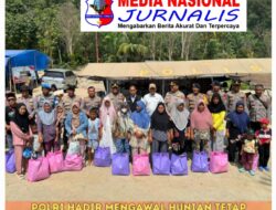 Polri Hadir Mengawal Hunian Tetap Warga Terdampak Bencana di Tapanuli Selatan