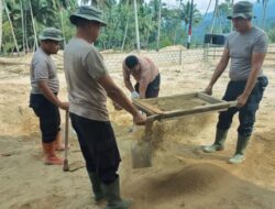 Brimob Sumut dan Warga Bersatu Bangun Harapan, Rumah Swadaya ke-11 Rampung di Tolang Julu