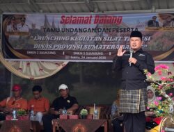 Anggota DPRD Provinsi Sumatera Barat Bapak Syofian Hendri,S.P.d.i ,M.M Melaunching Silek Tradisi Sebagai Kegiatan Ekstrakurikuler Untuk Anak SMA sederajat