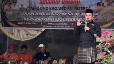 Anggota DPRD Provinsi Sumatera Barat Bapak Syofian Hendri,S.P.d.i ,M.M Melaunching Silek Tradisi Sebagai Kegiatan Ekstrakurikuler Untuk Anak SMA sederajat